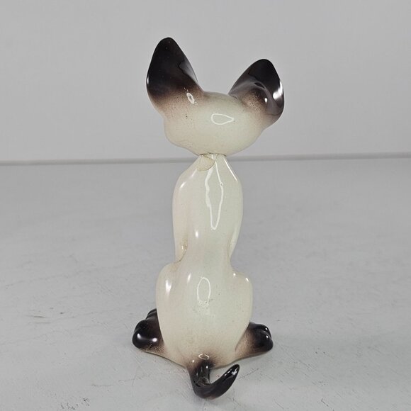 Freeman McFarlin Siamese Cat Kitten Sitting Nodder Bobble Head *REPAIR FLAW* - Picture 4 of 9